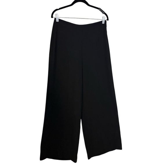 Mango Classic Black Super Wide-Leg Pants - Picture 3 of 6